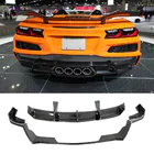 Chevrolet Corvette C8 2019– Bagkofanger-diffuser (til Z06, 2022-2024, carbon) foto 1