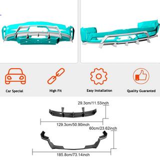 Bagkofanger-diffuser (til Z06, 2022-2024, carbon) Chevrolet Corvette C8 2019– foto 4