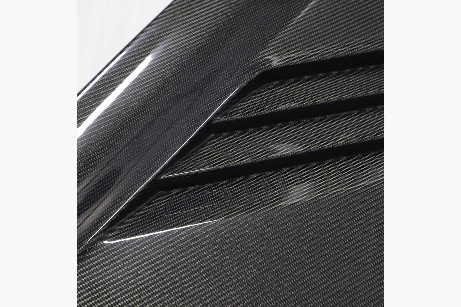 Chevrolet Corvette C8 2019– Motorhjelm (til Z06, 2022-2024, kulfiber) Foto 8