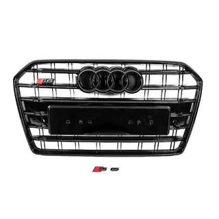 Sort S-Style frontgrill (2014-2018) foto 2