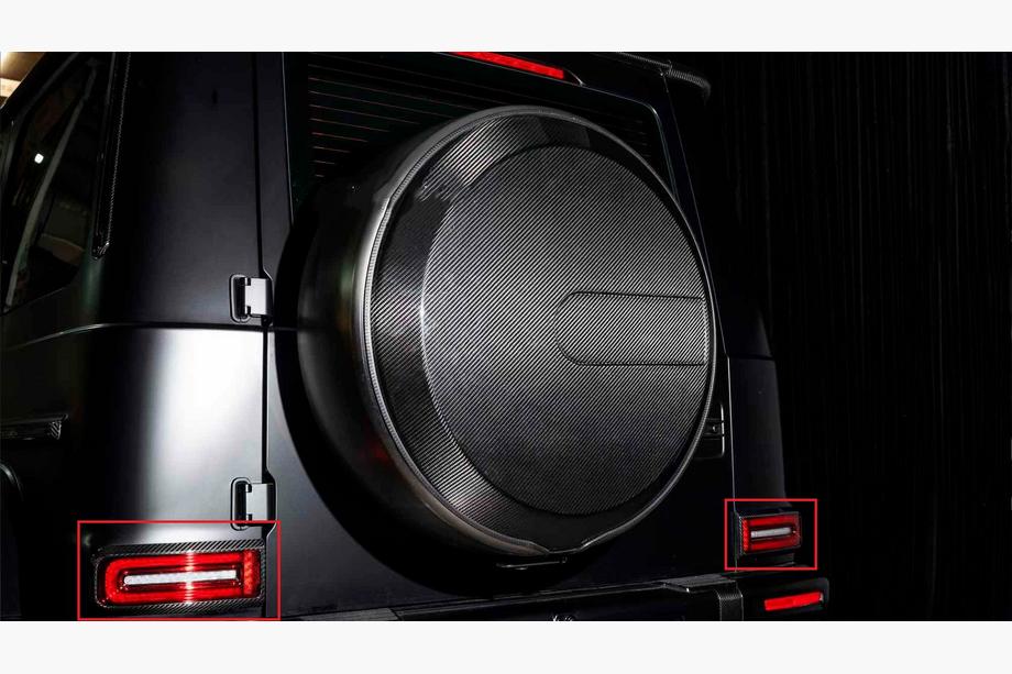Mercedes G class W465 2025– Baglygterammer (Carbon) Image