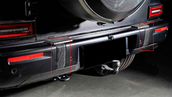 Mercedes G class W465 2025– Sæt kofangerlæber foran og bag (til G63 AMG, carbon) foto 2