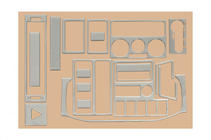 Volkswagen T4 Transporter 1990–2003 Instrumentbordbeklædning (1999-2003) Carbon foto 9