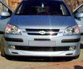 Hyundai Getz 2002– Front nederste spoilerlæbe (til lakering) foto 5