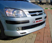 Hyundai Getz 2002– Front nederste spoilerlæbe (til lakering) foto 6
