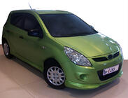 Hyundai I-20 2008–2012 Front nederste spoilerlæbe (til lakering) foto 1
