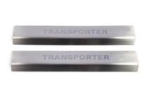 Volkswagen T5 Transporter 2003–2010 Laser dørtrinlister (2 stk., rustfrit stål) foto 2