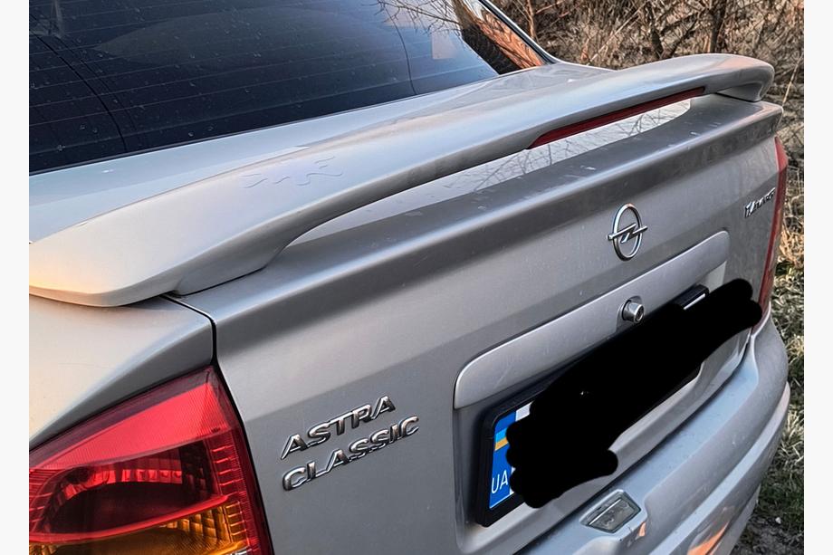 Opel Astra G Classic 1998–2012 Spoiler sedan (til lakering) Image