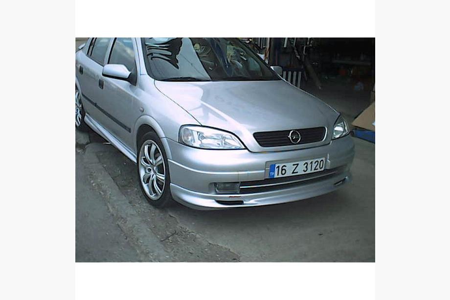 Opel Astra G Classic 1998–2012 Front læbespoiler nederst HB (klar til lakering) Image