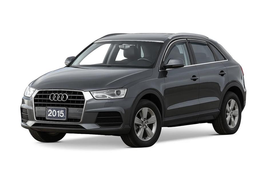 Audi Q3 2011–2019 Vindafvisere med kromliste Niken Luxury (4 stk) Image