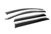 Dodge Journey 2008–2020 Vindafvisere med kromliste Niken Luxury (4 stk) foto 3