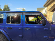 Jeep Wrangler 2018– Vindafvisere Niken Luxury (4 stk.) foto 1