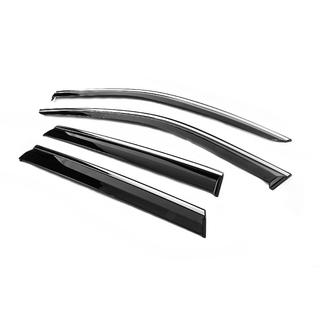 Vindafvisere med kromliste Niken Luxury (4 stk) Jeep Grand Cherokee WK2 2010–2021 foto 2