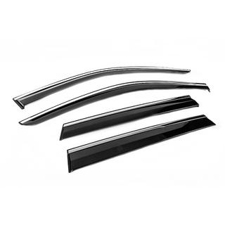 Vindafvisere med kromliste Niken Luxury (4 stk) Jeep Grand Cherokee WK2 2010–2021 foto 3
