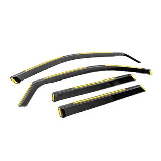 Vindafvisere, in-channel Niken Luxury (4 stk) Jeep Grand Cherokee WK2 2010–2021 foto 3