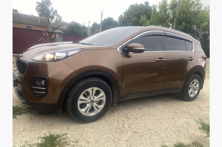 Kia Sportage 2015–2021 Vindafvisere med kromliste Niken Luxury (4 stk) Image