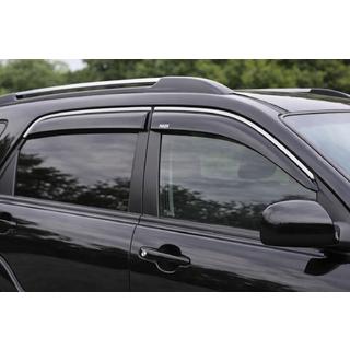 Vindafvisere med kromliste Niken Luxury (4 stk) Kia Sportage 2004–2010 foto 2