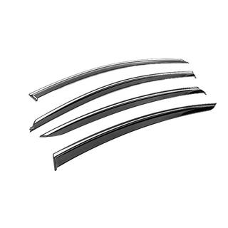 Vindafvisere til sideruder med kromliste Niken Luxury (SD/HB, 2013-2017, 4 stk) Opel Insignia 2008–2017 foto 3