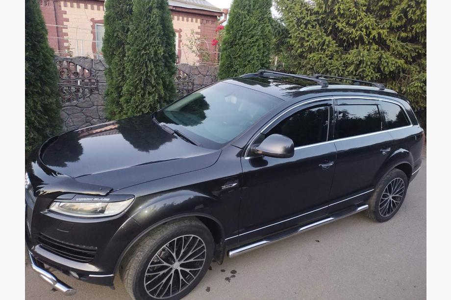 Audi Q7 2005–2015 Tagbøjler (tværstænger) til integrerede tagrælinger Skybar V2 120 cm (2 stk.) Image