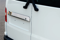 Volkswagen T5 Transporter 2003–2010 Liste over nummerpladen til sidehængslede døre (rustfrit stål) OmsaLine - italiensk rustfrit stål foto 1