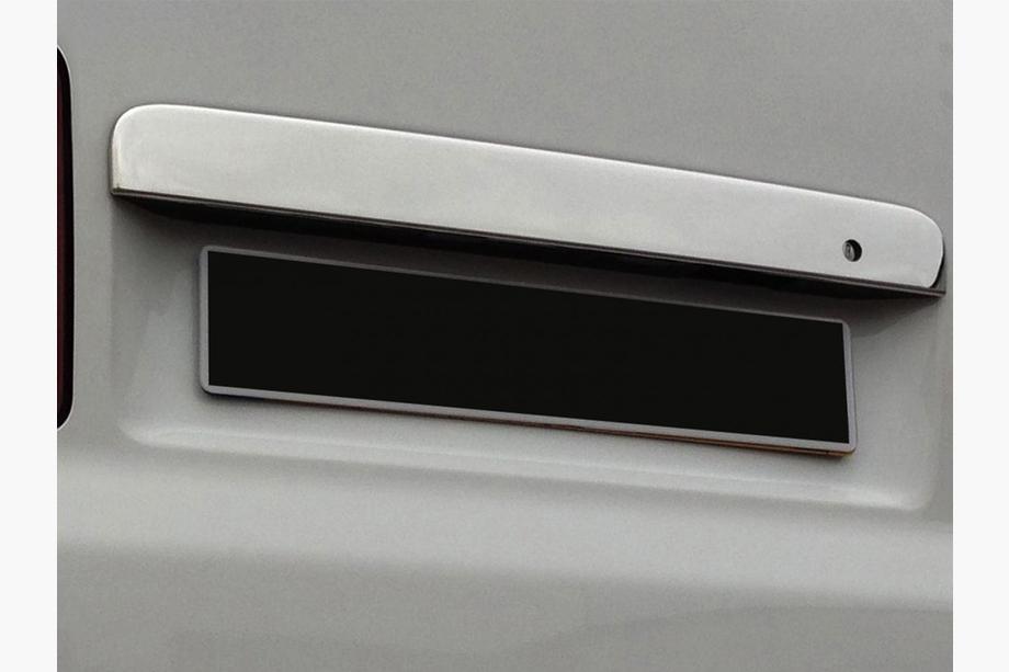 Volkswagen T5 Transporter 2003–2010 Liste over nummerpladen til sidehængslede døre (rustfrit stål) Foto 2