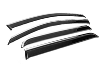 Toyota Hilux 2006–2015 Vindafvisere med kromliste Niken Luxury (2011-2015, 4 stk) foto 3