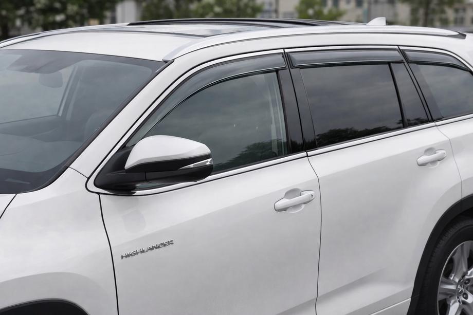 Toyota Highlander 2013–2019 Vindafvisere med kromliste Niken Luxury (6 stk) Image