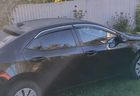 Toyota Corolla 2013–2019 Vindafvisere med kromliste Niken Luxury (4 stk) foto 1