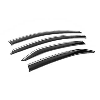 Vindafvisere med kromliste Niken Luxury (4 stk) Toyota Corolla 2013–2019 foto 4