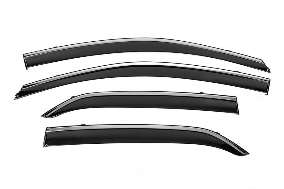 Toyota Corolla 2007–2013 Vindafvisere med kromliste Niken Luxury (4 stk) Image