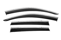Volkswagen Touareg 2010–2018 Vindafvisere med kromliste Niken Luxury (4 stk) foto 1