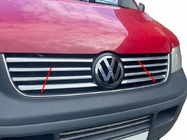 Volkswagen T5 Transporter 2003–2010 Kantliste til kølergrill (rustfrit stål) foto 1
