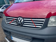 Volkswagen T5 Transporter 2003–2010 Kantliste til kølergrill (rustfrit stål) foto 4