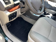 Toyota Land Cruiser Prado 120 2002–2009 Deluxe stofmåtter (3 rækker, sort) foto 1