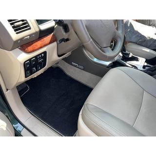 Deluxe stofmåtter (3 rækker, sort) Toyota Land Cruiser Prado 120 2002–2009 foto 1