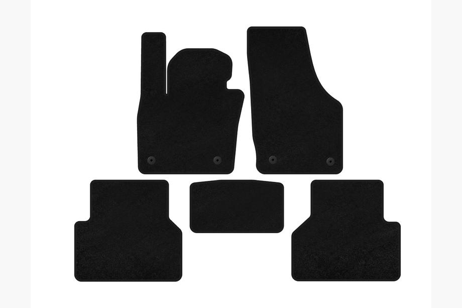 Audi Q3 2011–2019 Tekstilmåtter Deluxe (Sort) Image