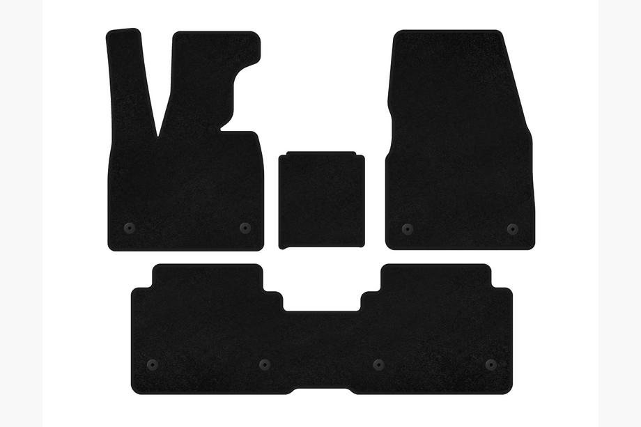 BMW I3 2013–2022 Tekstilmåtter Deluxe (Sort) Image