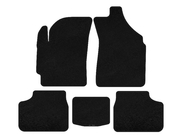 Daewoo Matiz 1998–2008 Tekstilmåtter Deluxe (Sort) foto 1