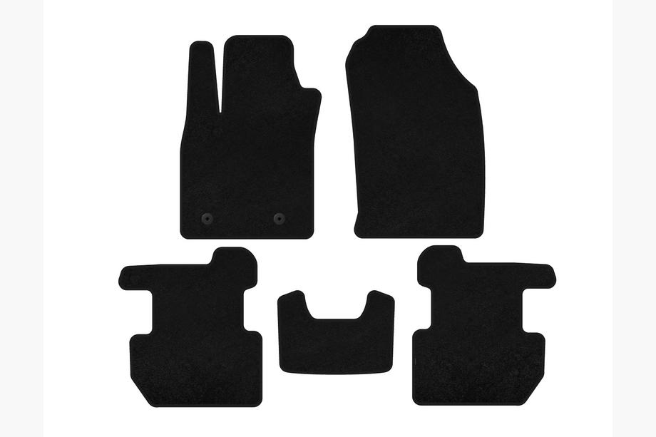 Ford Ecosport 2013–2022 Deluxe tekstilmåtter (2018-2022, sort) Image
