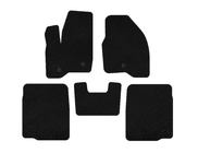 Ford Explorer 2011–2019 Deluxe tekstilmåtter (2 rækker, 2011-2015, sort) foto 1