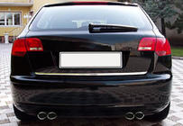 Audi A3 2012–2020 Bagklapskantliste (rustfrit stål) foto 4