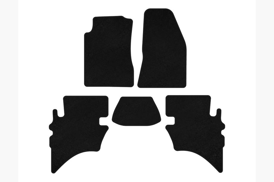 Ford Ranger 2002–2006 Tekstilmåtter Deluxe (Sort) Image