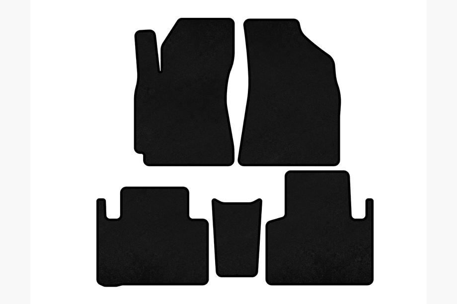 Geely Emgrand X7 2011– Tekstilmåtter Deluxe (Sort) Image