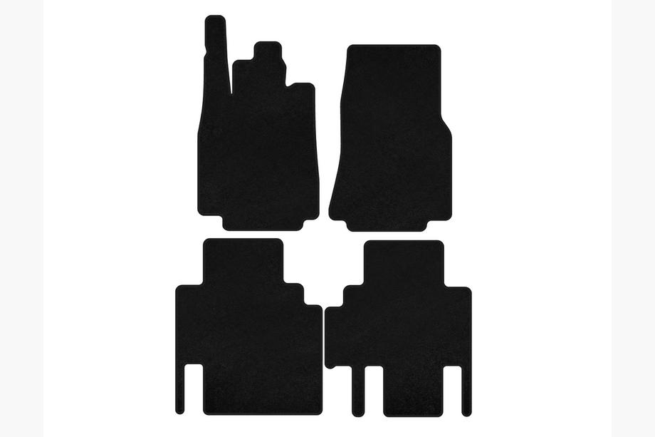 Mercedes Vaneo W414 2001–2005 Tekstilmåtter Deluxe (Sort) Image