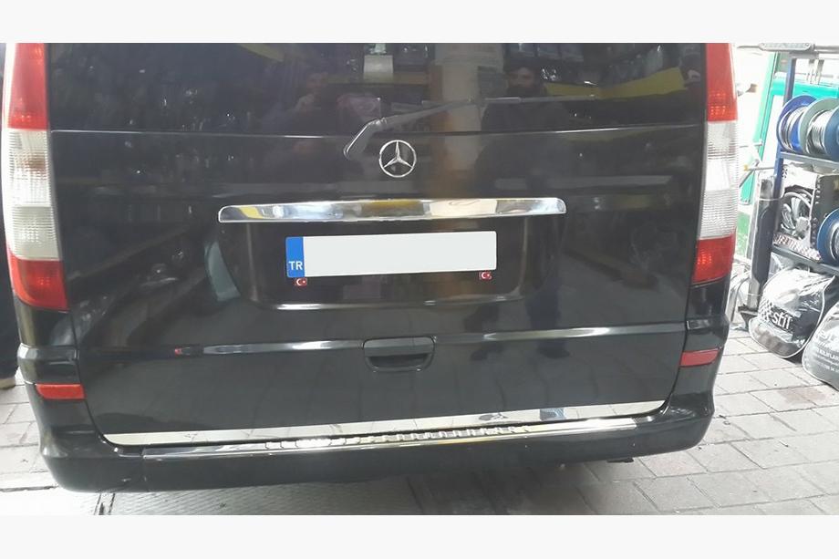 Mercedes Vito W639 2004–2014 Kantliste til bagklap (rustfrit stål) Foto 3