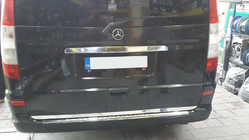 Mercedes Viano 2004–2014 Kantliste til bagklap (rustfrit stål) foto 3