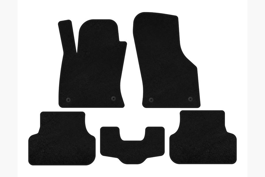 Seat Leon 2013–2020 Tekstilmåtter Deluxe (2013-2016, SW, sort) Image