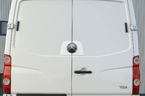 Mercedes Sprinter W906 2006–2018 Baglogo-ramme i rustfrit stål foto 1
