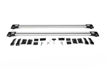 Kia Carnival 2021– Tagbøjler (tværstænger) til standard tagrælinger, låsbare WingBar V1 (2 stk) op til 110 cm, sort foto 12