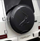 Mercedes G-Klasse W463 1990–2018 Reservehjulskappe Topcar-Style (Carbon) foto 1